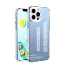 Transparent Candy TPU Phone Case For iPhone 13 Pro(White) - 1