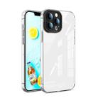 Transparent Candy TPU Phone Case For iPhone 13 Pro(Black) - 1