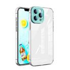 Transparent Candy TPU Phone Case For iPhone 13 Pro(Light Green) - 1