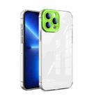 Transparent Candy TPU Phone Case For iPhone 13 Pro Max(Grass Green) - 1