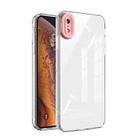 Transparent Candy TPU Phone Case For iPhone XR(Pink) - 1