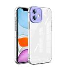 Transparent Candy TPU Phone Case For iPhone 11(Purple) - 1