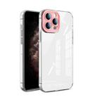 Transparent Candy TPU Phone Case For iPhone 11 Pro Max(Pink) - 1