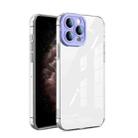 Transparent Candy TPU Phone Case For iPhone 11 Pro Max(Purple) - 1