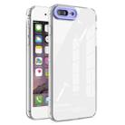 Transparent Candy TPU Phone Case For iPhone SE 2022 / SE 2020 / 8 / 7(Purple) - 1