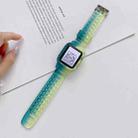 Jelly Gradient Transparent TPU Strap Watch Band For Apple Watch Series 8&7 41mm / SE 2&6&SE&5&4 40mm / 3&2&1 38mm(3) - 1