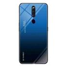 For OPPO F11 Pro Gradient Color Glass Case(Blue) - 1