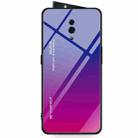 For OPPO Reno Gradient Color Glass Case(Red Blue) - 1