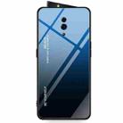 For OPPO Reno Gradient Color Glass Case(Blue) - 1