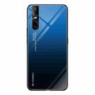 For VIVO V15 Pro Gradient Color Glass Case(Blue) - 1