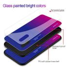 For VIVO X27 Gradient Color Glass Case(Purple) - 3