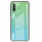 For Xiaomi Mi CC9 Gradient Color Glass Case(Sky Blue) - 1