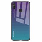 For Xiaomi Mi Mix Gradient Color Glass Case(Purple) - 1