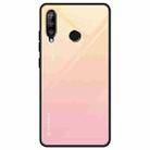 For Huawei Enjoy 9s / Honor 10i / Honor 20i / P Smart+ 2019 Gradient Color Glass Case(Yellow) - 1