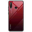 For Huawei Enjoy 9s / Honor 10i / Honor 20i / P Smart+ 2019 Gradient Color Glass Case(Red) - 1