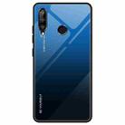 For Huawei Enjoy 9s / Honor 10i / Honor 20i / P Smart+ 2019 Gradient Color Glass Case(Blue) - 1