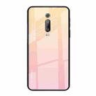 For Xiaomi Redmi K20 / K20 Pro / Mi 9T / Mi 9T Pro Gradient Color Glass Case(Yellow) - 1