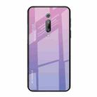 For Xiaomi Redmi K20 / K20 Pro / Mi 9T / Mi 9T Pro Gradient Color Glass Case(Light Purple) - 1