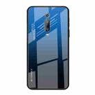 For Xiaomi Redmi K20 / K20 Pro / Mi 9T / Mi 9T Pro Gradient Color Glass Case(Blue) - 1