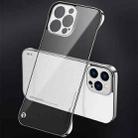 For iPhone 13 Pro Electroplating Matte PC Phone Case (Silver) - 1