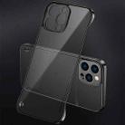 For iPhone 12 Pro Max Electroplating Matte PC Phone Case(Black) - 1