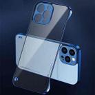 For iPhone 11 Electroplating Matte PC Phone Case (Blue) - 1