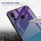 For Huawei Nova 4 Gradient Color Glass Case(Purple) - 10