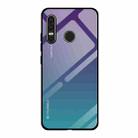 For Huawei P30 Lite Gradient Color Glass Case(Purple) - 1