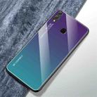 For Huawei Honor 8X Gradient Color Glass Case(Purple) - 1