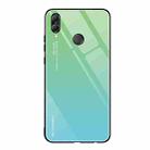 For Huawei Honor 10 Lite Gradient Color Glass Case(Sky Blue) - 1