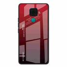 For Huawei Nova 5i Pro / Mate 30 Lite Gradient Color Glass Case(Red) - 1