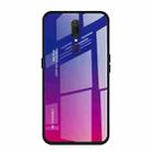 For OPPO F11 / A9 Gradient Color Glass Case(Red Blue) - 1