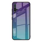 For Huawei Nova 5 / Nova 5 Pro Gradient Color Glass Case(Purple) - 1