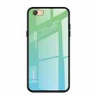 For OPPO F3 Gradient Color Glass Case(Sky Blue) - 1