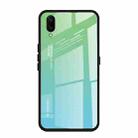 For Vivo X23 Gradient Color Glass Case(Sky Blue) - 1