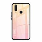 For Vivo Y17 Gradient Color Glass Case(Yellow) - 1