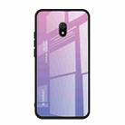 For Xiaomi Redmi 8A Gradient Color Glass Case(Light Purple) - 1