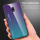 For Xiaomi Redmi 8A Gradient Color Glass Case(Purple) - 7