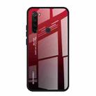 For Xiaomi Redmi Note 8T Gradient Color Glass Case(Red) - 1