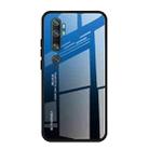 For Xiaomi Mi CC9 Pro Gradient Color Glass Case(Blue) - 1