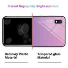 For Galaxy A10 Gradient Color Glass Case(Light Purple) - 8