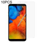 10 PCS 0.26mm 9H 2.5D Tempered Glass Film For LG Q Stylus - 1