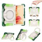 For Samsung Galaxy Tab A7 10.4 T505 Armor Contrast Color Silicone + PC Tablet Case(Colorful Green) - 1