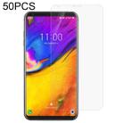 50 PCS 0.26mm 9H 2.5D Tempered Glass Film For LG V35 ThinQ - 1