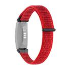 For Fitbit Inspire 2 Nylon Loop Strap Watch Band(Red) - 1