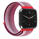 For Fitbit Versa 1 / 2 Universal Nylon Strap Watch Band(Berry) - 1