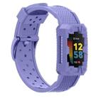 For Fitbit Charge 5 Silicone Integrated Strap Watch Band(Purple) - 1