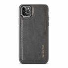 For iPhone 11 Pro WHATIF Kraft Paper TPU + PC Full Coverage Protective Case(Black) - 1