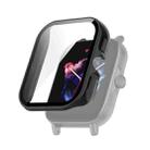 For Amazfit GTS 3 PC + Tempered Glass Watch Protective Case(Black) - 1