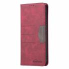 For Google Pixel 6 Magnetic Splicing Leather Phone Case(Red) - 2